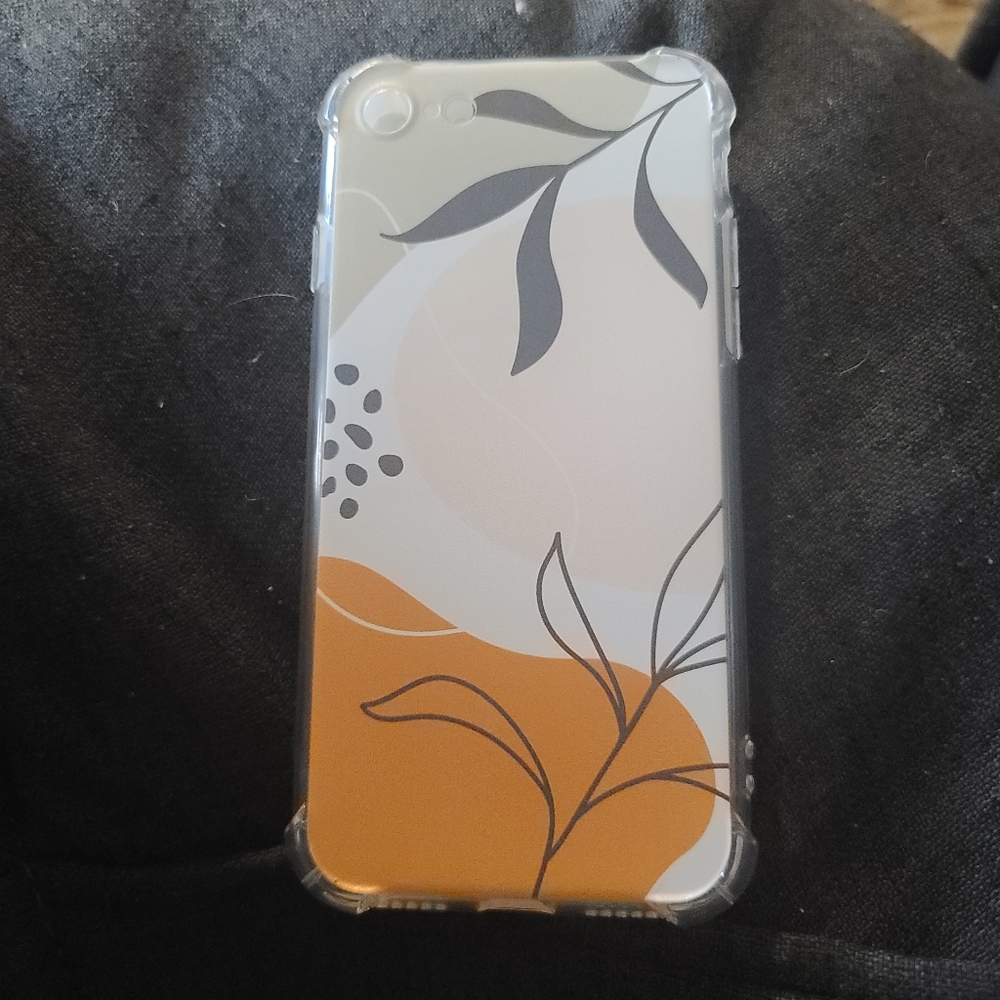 Apple iphone 7G/8G/SE2/SE 2020 - abstract yellow plants (NWT)